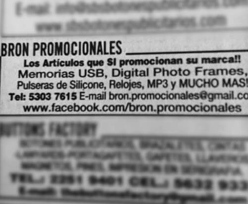 Primer anuncio BRON promocionales